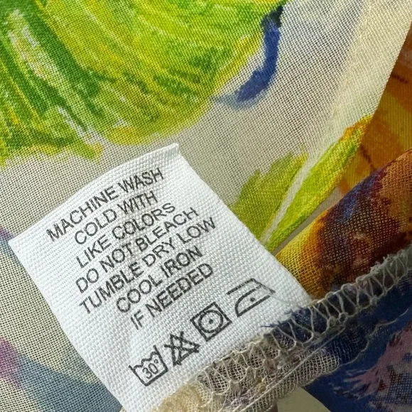 Live 4 Truth Swim Coverup Tropical Leaf Print Beach Dress X-Large Women’s - Picture 6 of 8